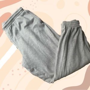 Gray jogger sweats- MEDIUM